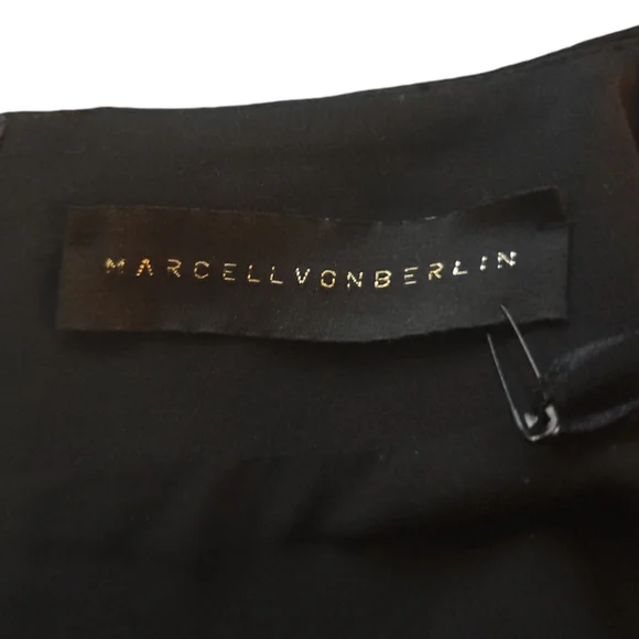 MARCELL VON BERLIN | Crystal Embellished Black Evening Jumpsuit | NWT | US 4 - Picture 8 of 12